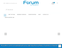 Tablet Screenshot of forumcomputers.co.uk